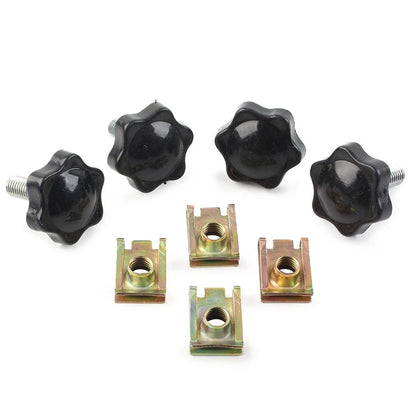 4X Saddlebag Lock Mounting Theft Deterrent Bolt Screw For Harley FLHT FLHTCU