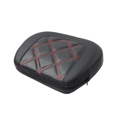 Red Stitching Passenger Sissy Bar Backrest Pad Bracket For Harley Street Glide