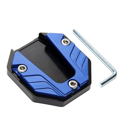 Kickstand Extender Foot Side Stand Extension Pad Support Plate Motorcycle Blue