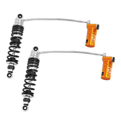 Remote Reservoir Rear Suspensions Shocks For Harley Street Road Glide 2014-2024