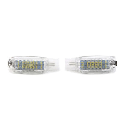 2pcs Auto Car Interior Visor Vanity Mirror LED Light Fit VW Golf Jetta Passat