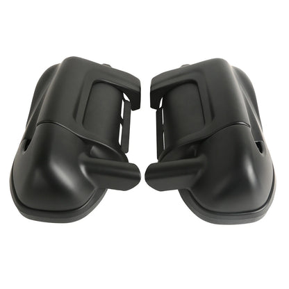 Matte Black Lower Vented Leg Fairings Glove Box For Harley Touring Models Glide
