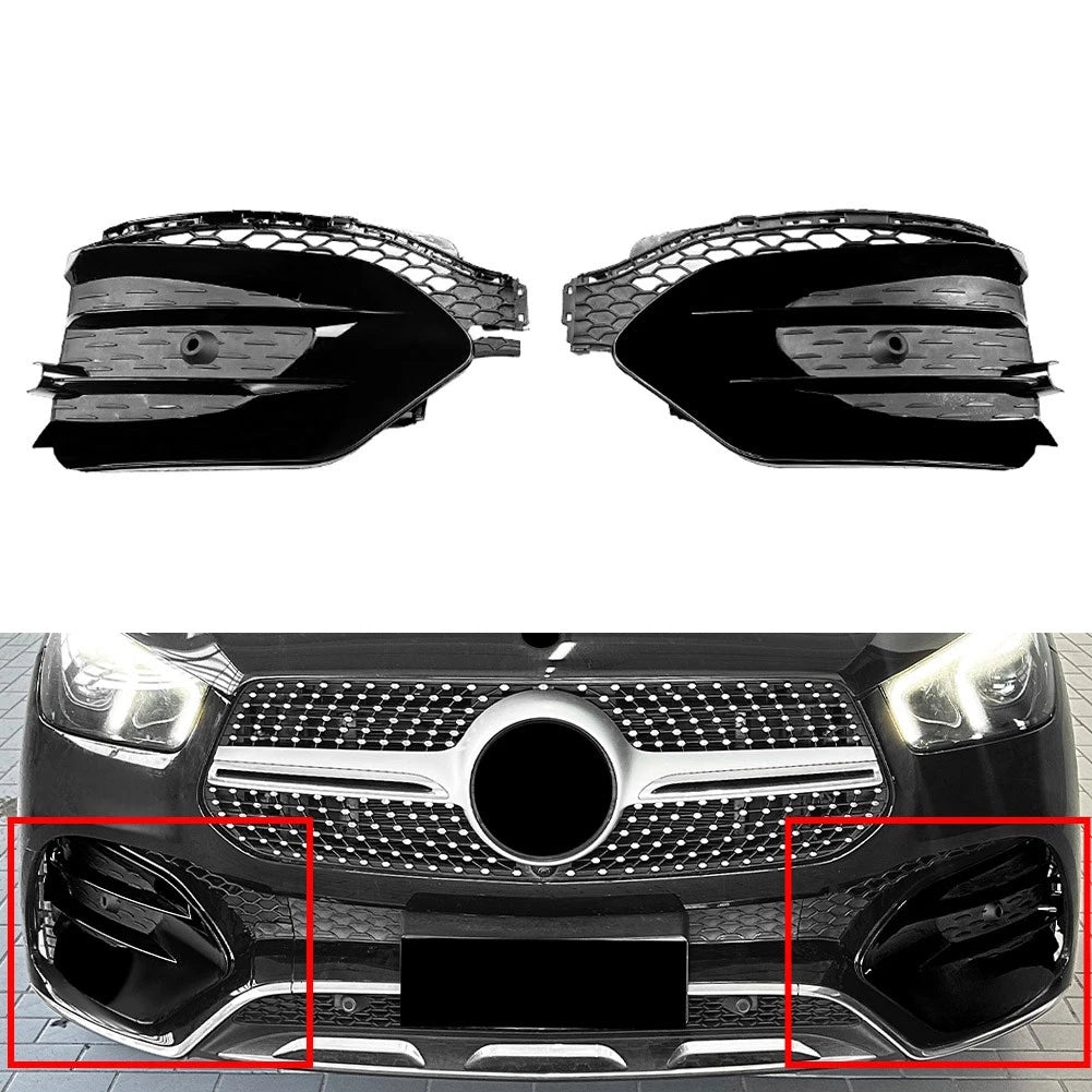 Front Bumper Side Air Vent Trim Cover For Benz GLE-Class W167 2019-2023
