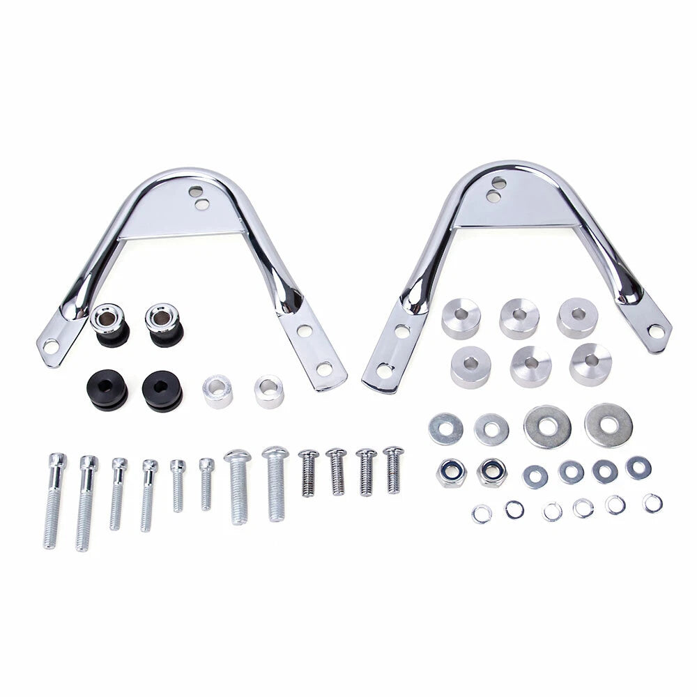 Detachable Sissy Bar Tour Pack Rack Docking Hardware For Harley Touring 1997-08