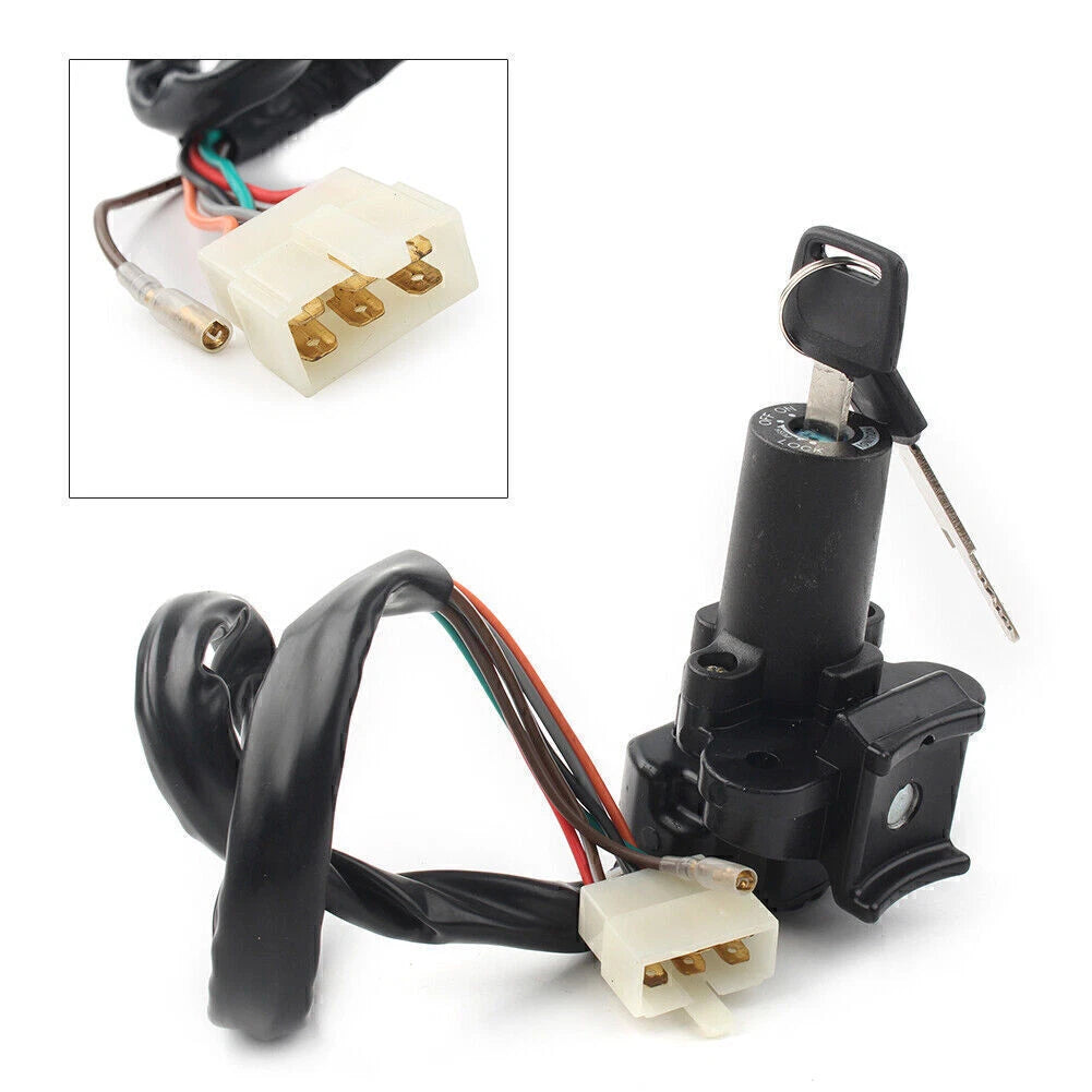 Ignition Switch Lock Key Fit For Kawasaki Ninja ZX6R ZX-7R ZX750 ZZR400