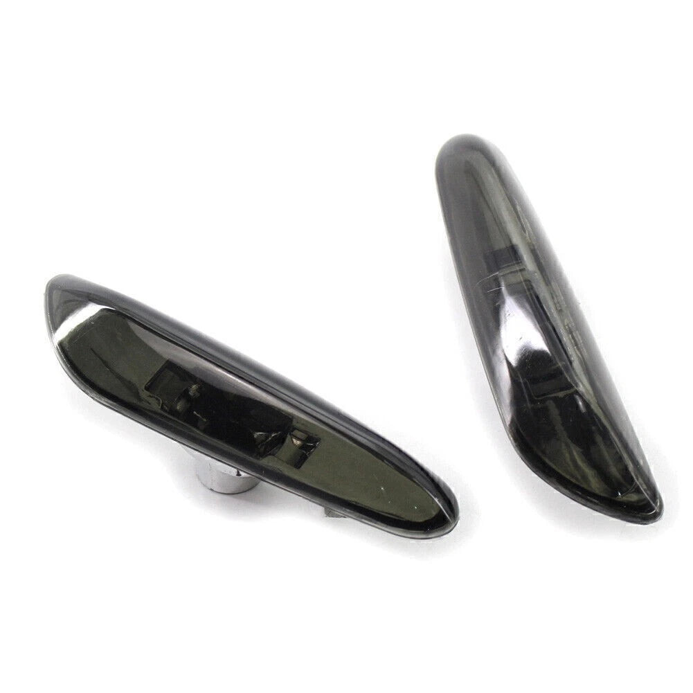 Side Marker Light Turn Signal Lamp Fit BMW E46 4DR 02-05 63137165915 Smoke Gray