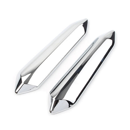 2PCS Windshield Windscreen Strut Covers Chrome For Honda Goldwing GL1800 2018-up
