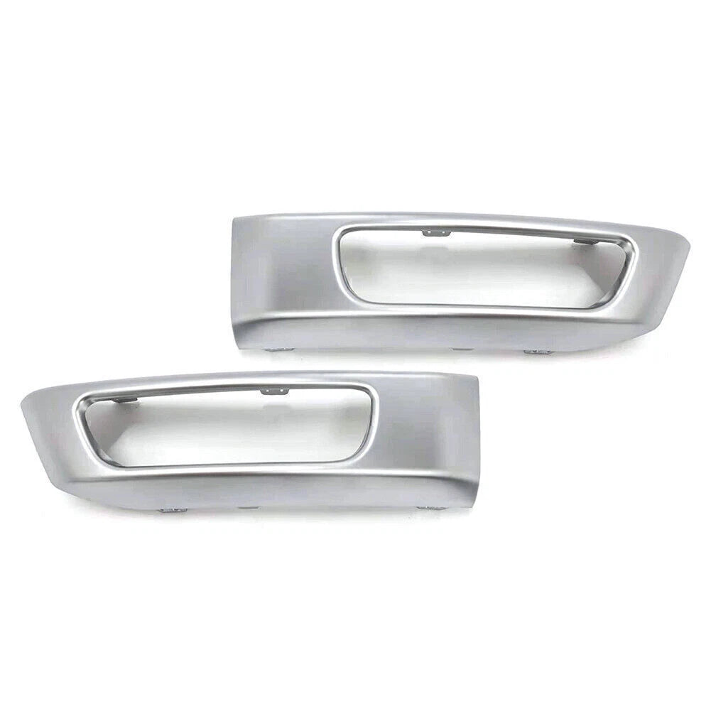 For Range Rover Sport 2014-2017 Front Bumper Fog Light Lamp Cover Silver 2PCS