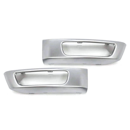 For Range Rover Sport 2014-2017 Front Bumper Fog Light Lamp Cover Silver 2PCS