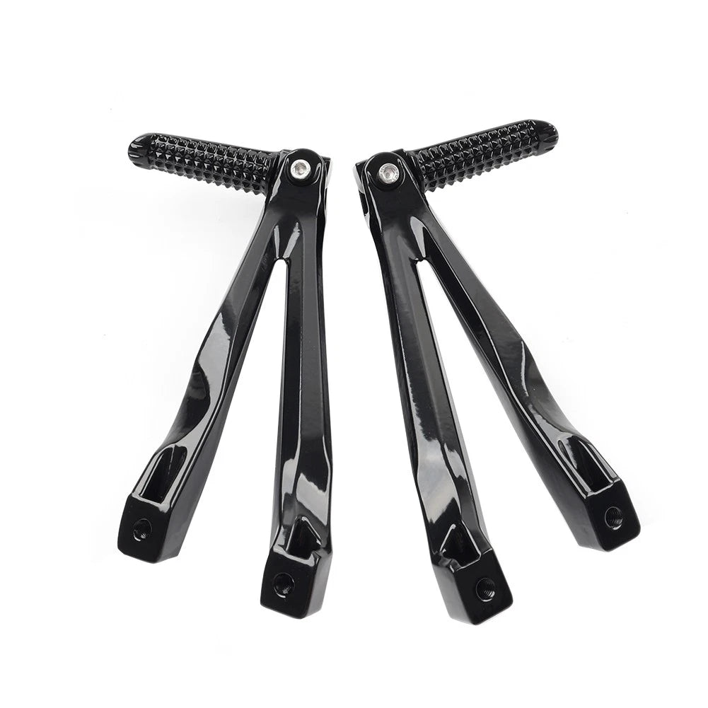 Rear Passenger Footrests Foot Pegs Bracket For Yamaha YZF R1 2004-2008 Black