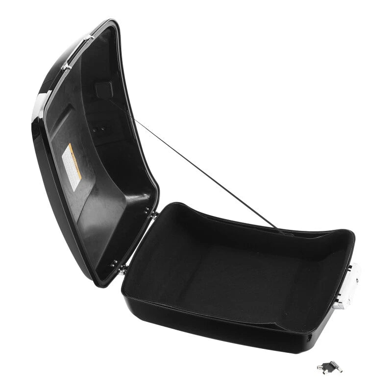 Chopped Trunk & 2 Up Mount Rack Fit For Harley Touring Road Glide King 2014-2026