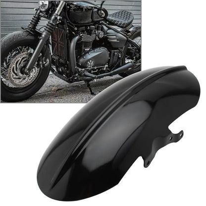 1x Vivid Black Short Front Mudguard Fender For Bobber Speedmaster 2018+ motor US