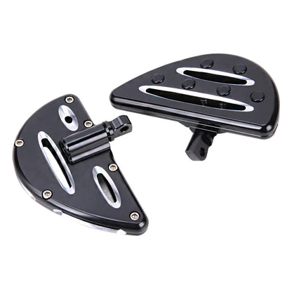 Rear Driver Passenger Floorboards Footrest Foot Pegs Footpegs For Harley Touring