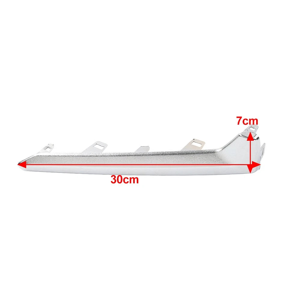 1Pair Fog Light Trim Fog Light Molding Trim Chrome For Subaru Forester 2017-18