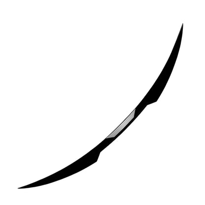 Glossy Black Rear Trunk Middle Spoiler Wing For Alfa Romeo Stelvio 2017-2024