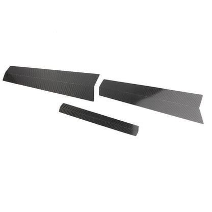 Window B Pillar Trim Cover Set Carbon Fiber Fit BMW 3 Series E46 1998-2004