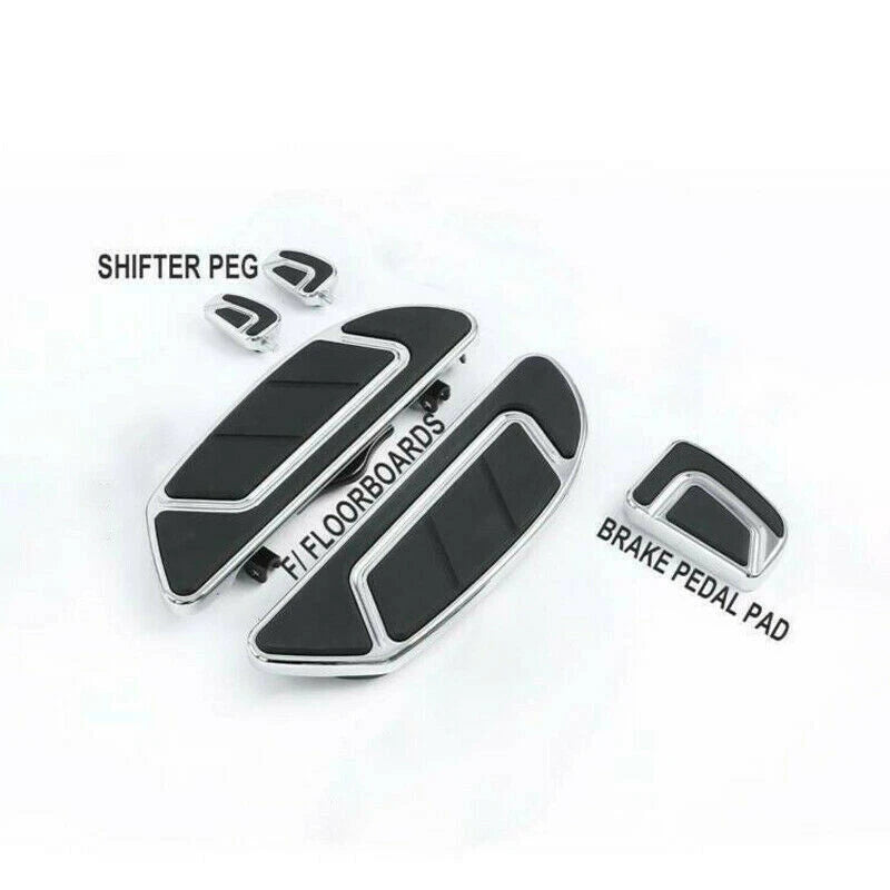 Driver Floorboard Brake Pedal Shift Pegs Fit For Harley Electra Glide 1986-2025