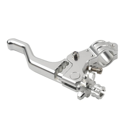 Stunt Clutch Lever Performance Cable Pull 7/8 1 Finger Universal Motor Silver