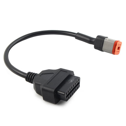 4Pin to OBD2 Diagnostic Scanner Adapter Cable For Harley Davidson 16Pin to 4Pin