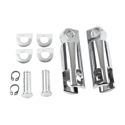2x Male Mount Foot Peg Extensions For Harley Sportster Softail Dyna Touring Chro