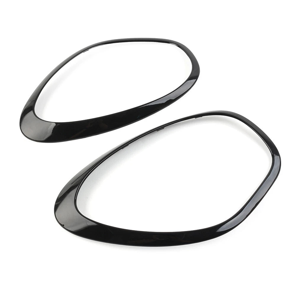 Headlight Ring Bezel Trim Surround Cover For BMW Mini Cooper R60 Countryman Pair
