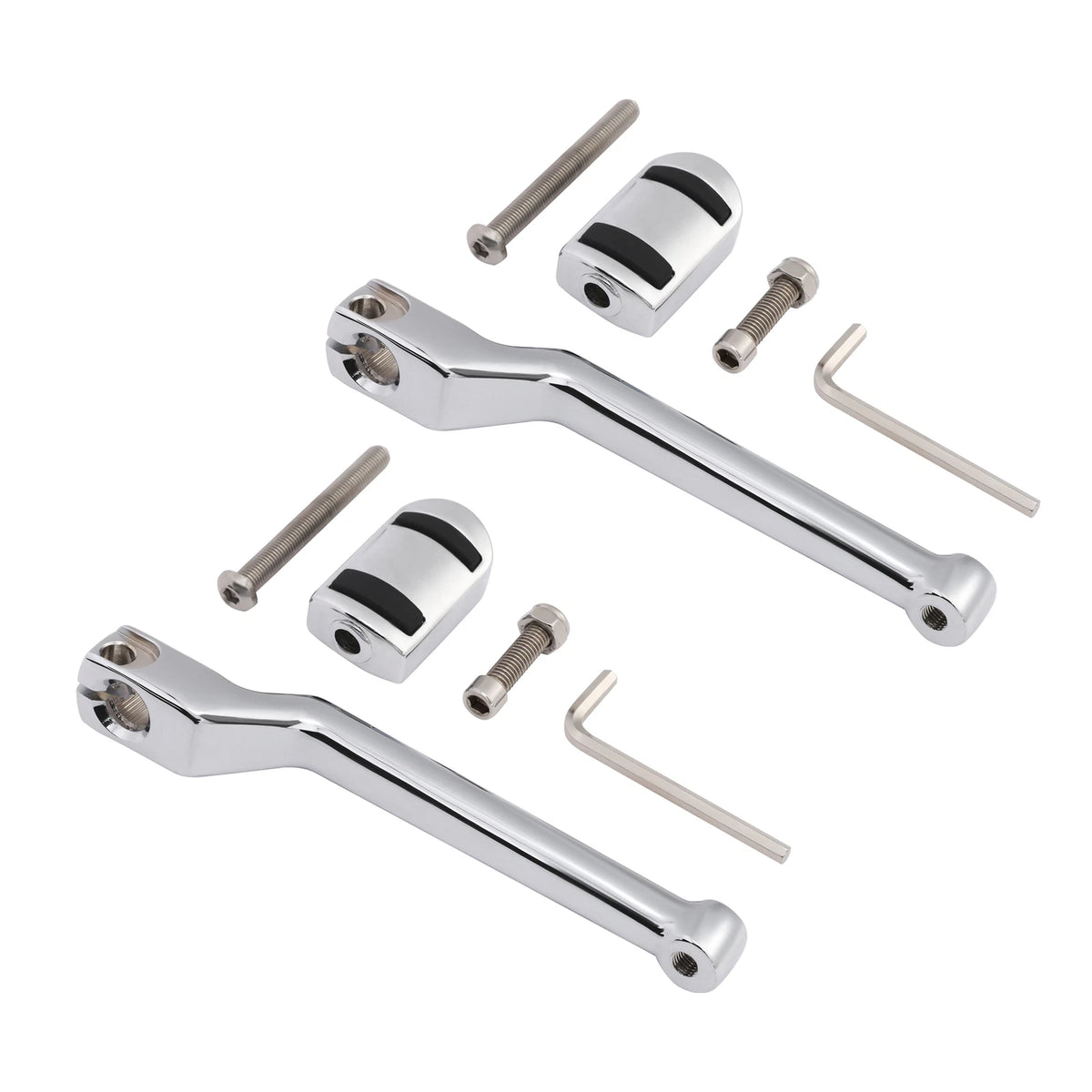 Chrome Heel Shift Lever Shifter Pegs Fit For Harley Touring Road King 1988-Up US