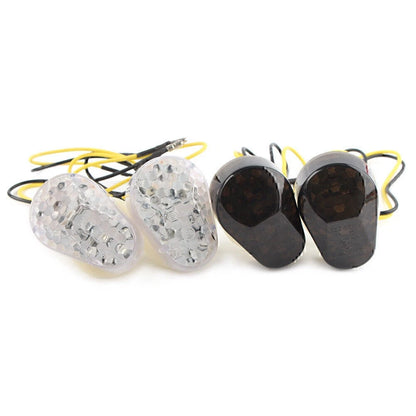 Turn Signal Light Amber LED Lamp Smoke Lens For Kawasaki Ninja ZX6R ZX7R ZX9R US