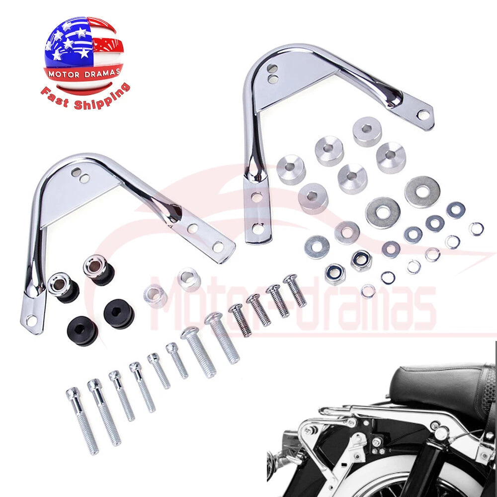 Two up Tour Pack PAK Docking Hardware Kit For Harley Touring Road King 1997-2008