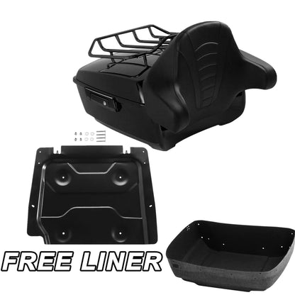 King Trunk Pad Rack Base Plate Fit For Harley Touring Electra Road Glide 2014-25