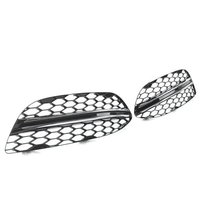 Fog Light Honeycomb Mesh Grilles Cover For Mercedes Benz C Class W205 C300 15-18