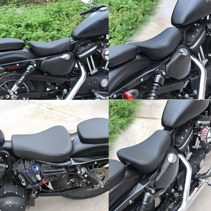 Front Driver Rider Solo Seat For Harley Sportster XL 1200 883 72 48 Custom 83-03