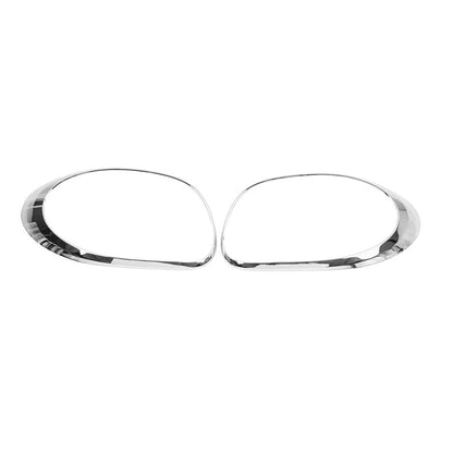 1 Pair Tail Light Bezel Close Out Ring Trim Chrome Fit For Fiat 500L 2014-2020