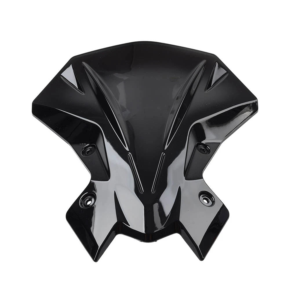 Glossy Black Windscreen Windshield Visor Deflector For Kawasaki Z900 2020-2024