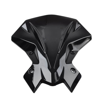 Glossy Black Windscreen Windshield Visor Deflector For Kawasaki Z900 2020-2024