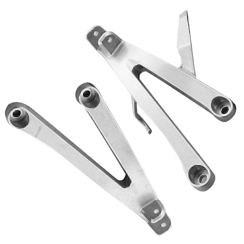 1 Set Passenger Pedals Pegs Rear Footrests Brackets for Honda CBR600RR 2007-2023