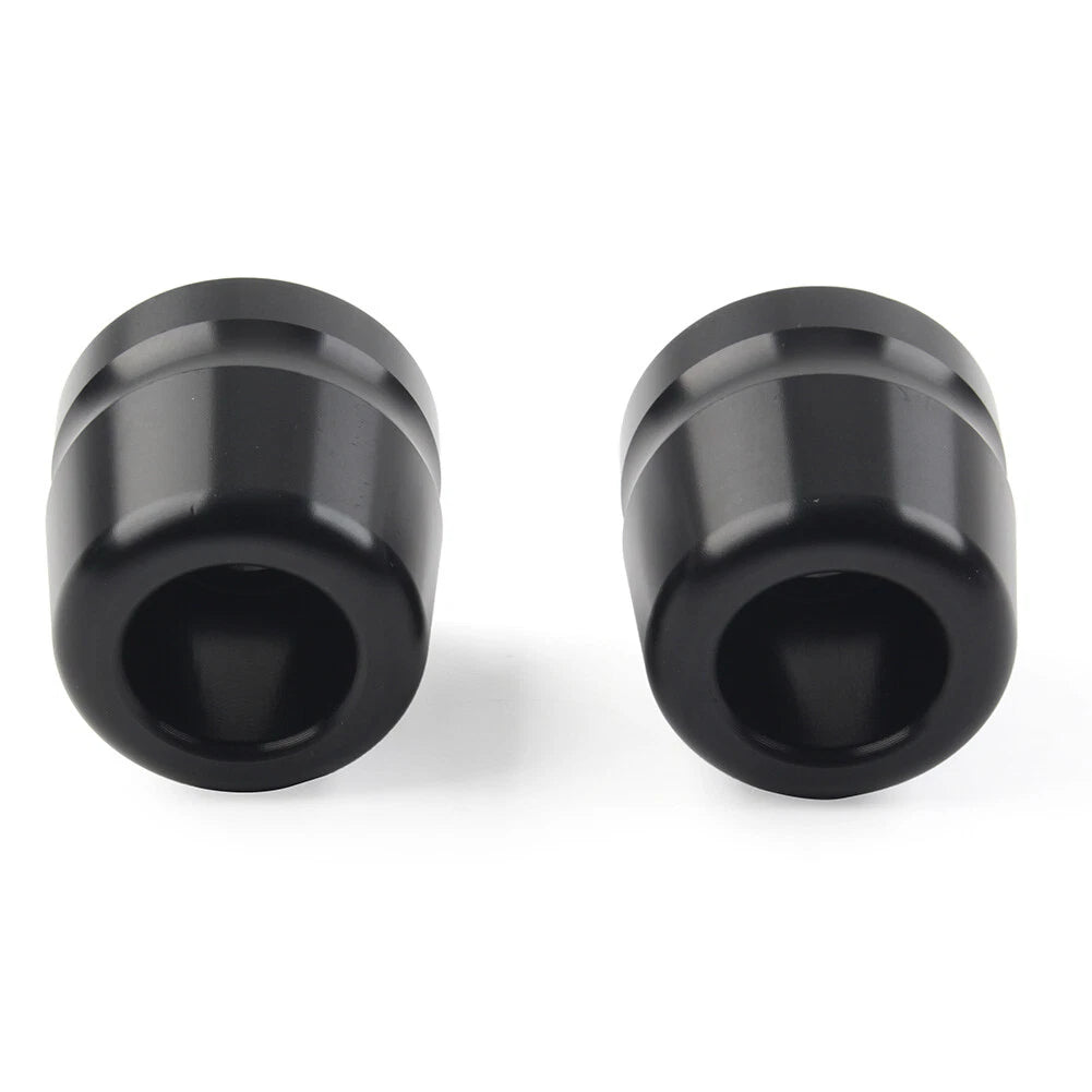 CNC Handlebar Grips Bar End Slider Caps For BMW S1000RR HP4 S1000R F800R Black