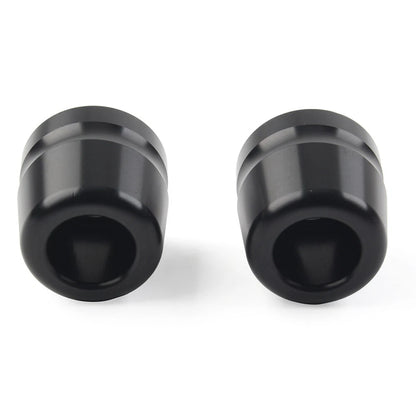 CNC Handlebar Grips Bar End Slider Caps For BMW S1000RR HP4 S1000R F800R Black