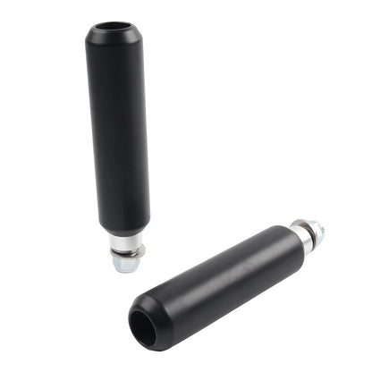 6" Left & Right Crash Bar Shock Frame Sliders Mounts For Harley Dyna 2006-2017