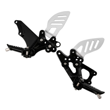 Front Driver Footrest Footpegs Bracket Fit For SUZUKI GSXR600 GSXR750 2006-2010