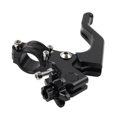 Stunt Clutch Lever Performance Cable Pull 7/8 1 Finger Universal Motorcycle Blk