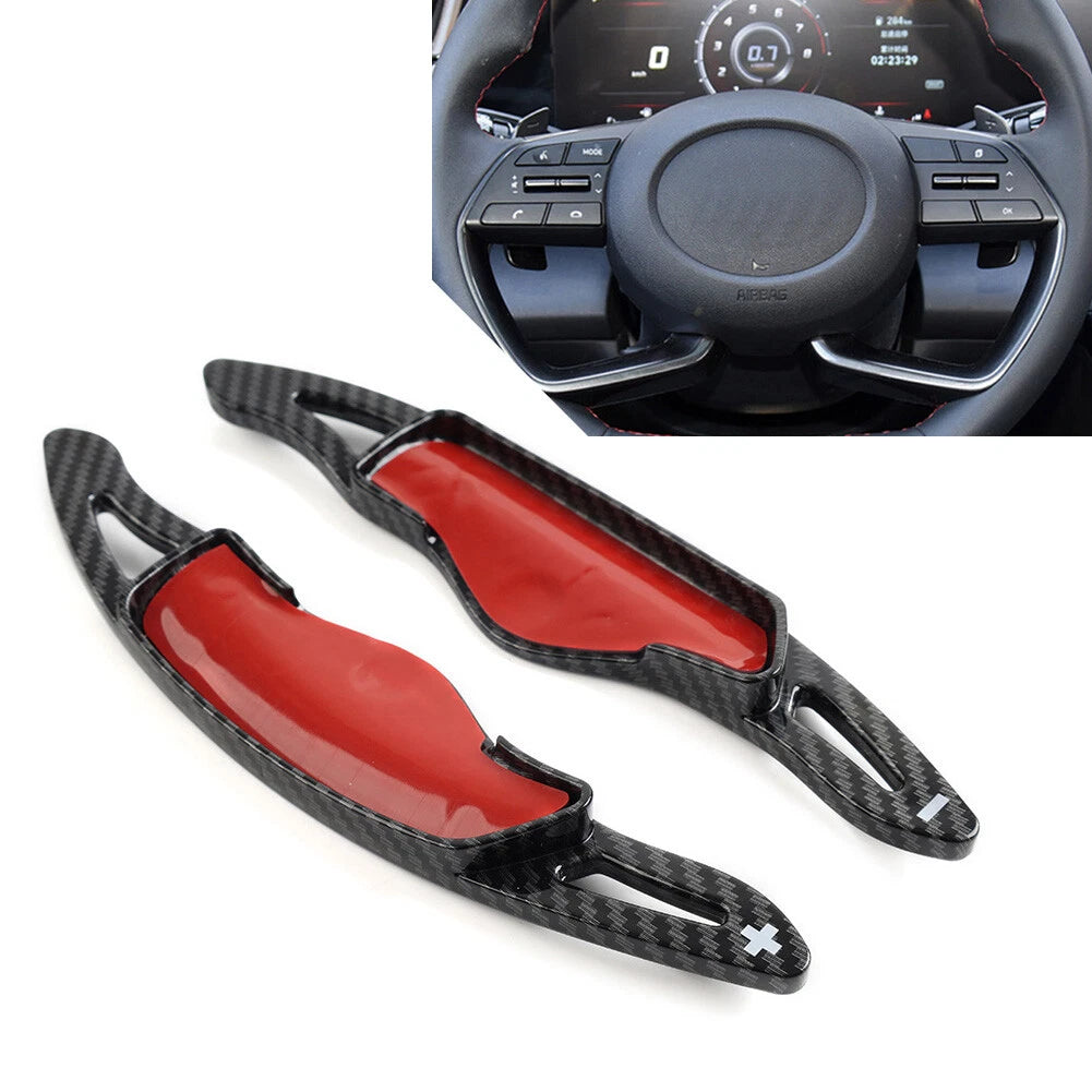 Steering Wheel Shift Paddle Shifter Extension For Hyundai Elantra Sonata Black