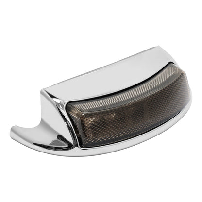 Chrome Rear Fender Tip Brake Light Smoke Lens Fit For Harley Electra Glide 10-16