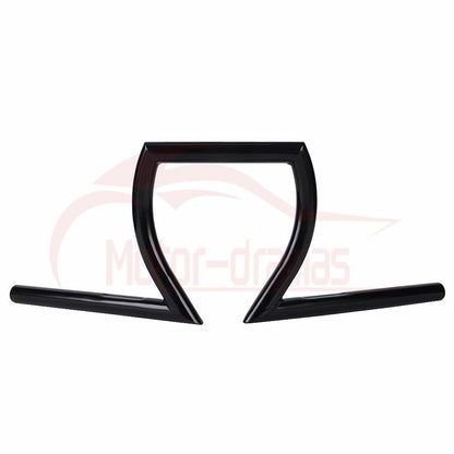 1" 25mm Drag Handlebar Z Bar 8-3/4" Rise For Honda Bobber Bike Motorcycle ATV US