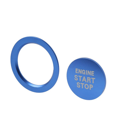 Engine Start Stop Push Button Cover Ring For Toyota Tacoma Yaris Prius RAV4 Blue