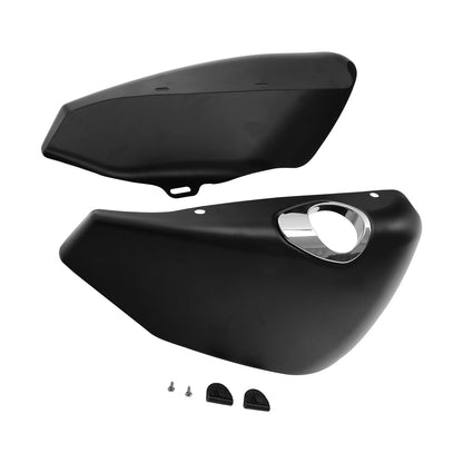 Left Right Battery Side Fairing Covers Fit For Harley Sportster XL883 1200 14-22