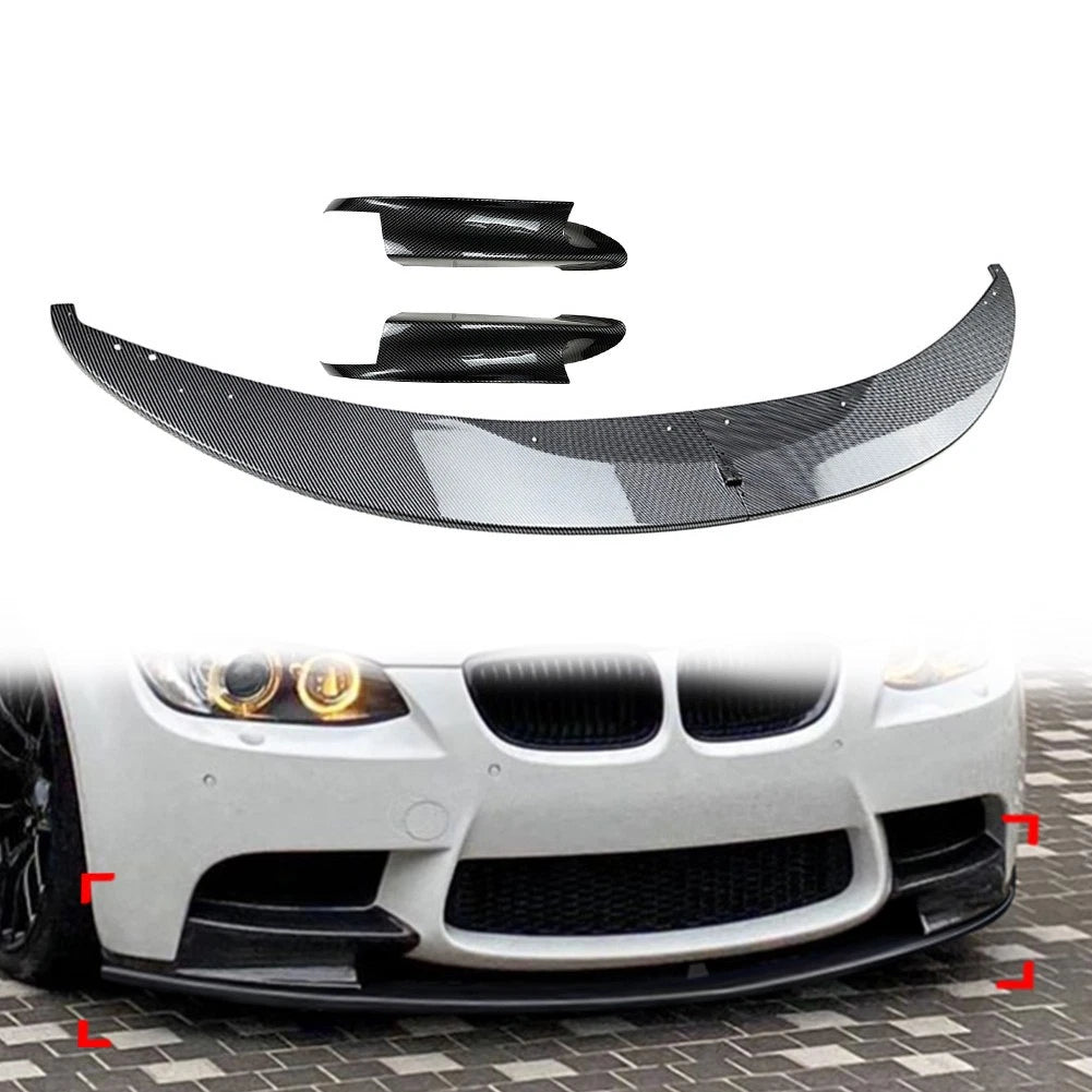 Front Bumper Lip Side Corner Spoiler For BMW E90 E91 E92 E93 M3 2006-2013
