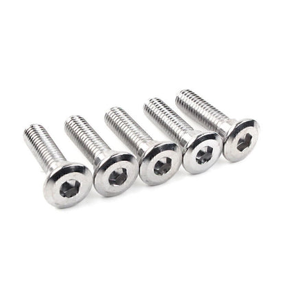 5x M8x30mm x 1.25 Bolts Ti Hex Socket Disc Brake Rotor Screws Fasteners US