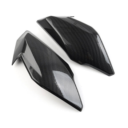 Front Side Tank Gas Fairing Pannel Cowl For Kawasaki Z650 2017-2019 Carbon Fiber