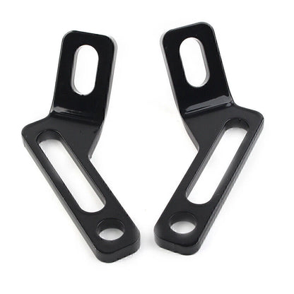 Rear Footrest Tie-Down Brackets For Harley Road King Electra Street Glide Black