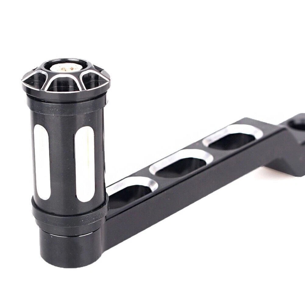 For Harley FLST FLHT Heel Toe Shifter Arms Set Black Gear Shift Levers w/ Pedal